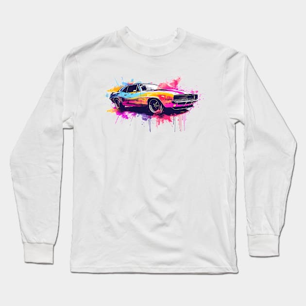 Grafitti American Muscle Long Sleeve T-Shirt by HorseDriftKNS